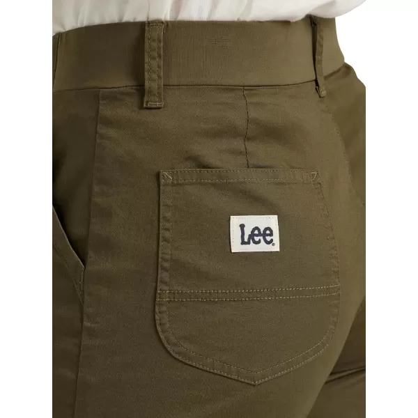 Lee Womens Ultra Lux Comfort with Flextogo Utility Skimmer Capri PantOlive Night
