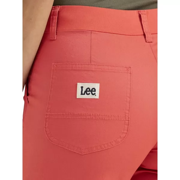 Lee Womens Ultra Lux Comfort with Flextogo Utility Skimmer Capri PantPoppy