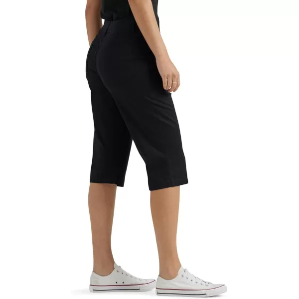 Lee Womens Ultra Lux Comfort with Flextogo Utility Skimmer Capri PantUnionall Black