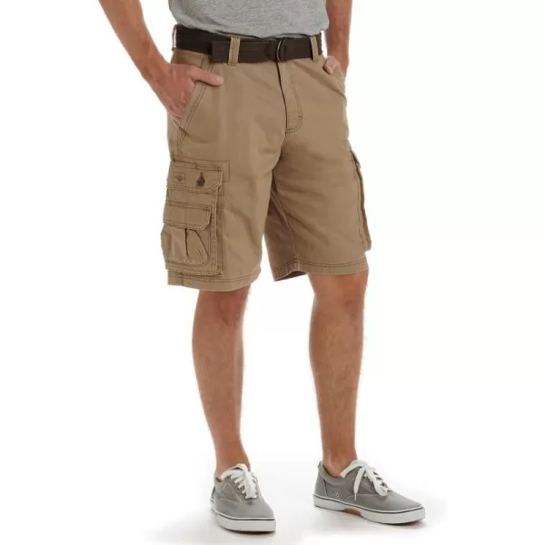 Lee Mens Big  Tall New Belted Wyoming Cargo ShortBronze