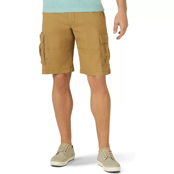 Lee Mens Extreme Motion Carolina Cargo ShortBourbon