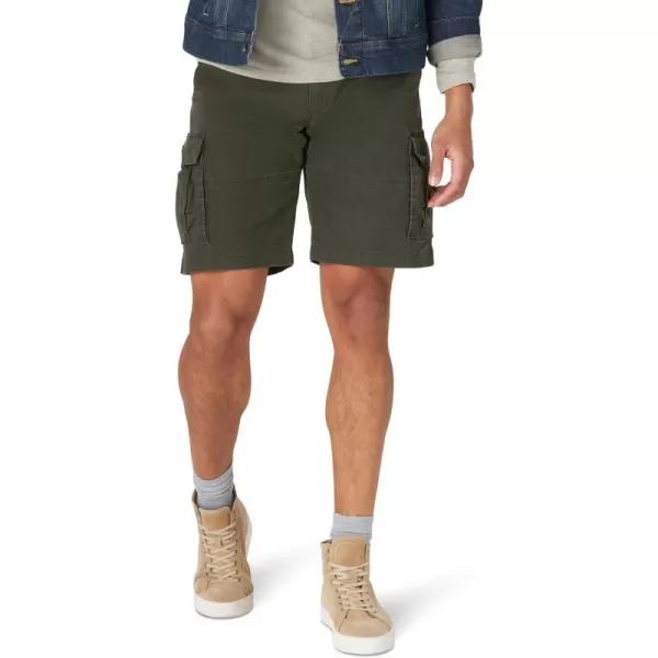 Lee Mens Extreme Motion Carolina Cargo ShortFrontier Olive