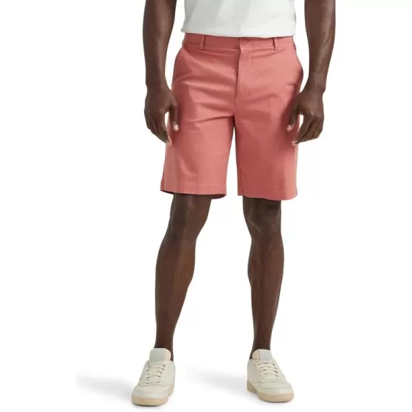 Lee Mens Extreme Motion Flat Front ShortClay Rose