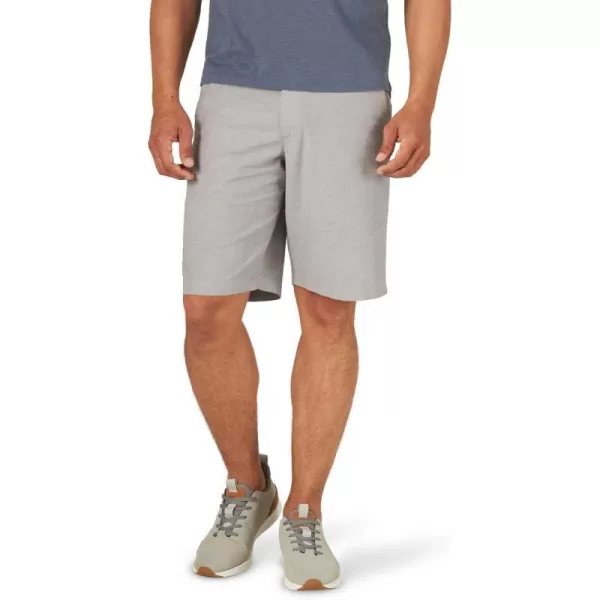 Lee Mens Extreme Motion Flat Front ShortGray Chambray