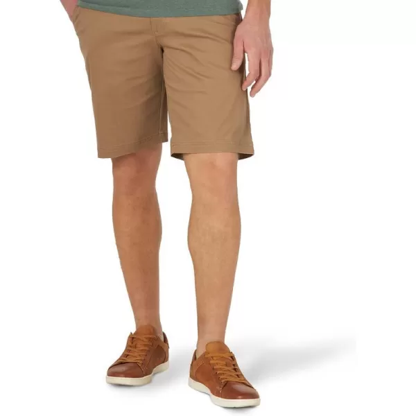 Lee Mens Extreme Motion Flat Front ShortOriginal Khaki