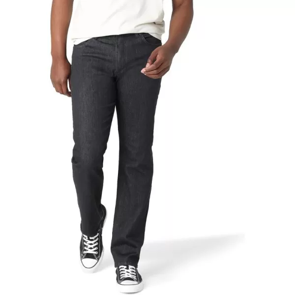 Lee Mens Extreme Motion Regular Straight JeanBlack