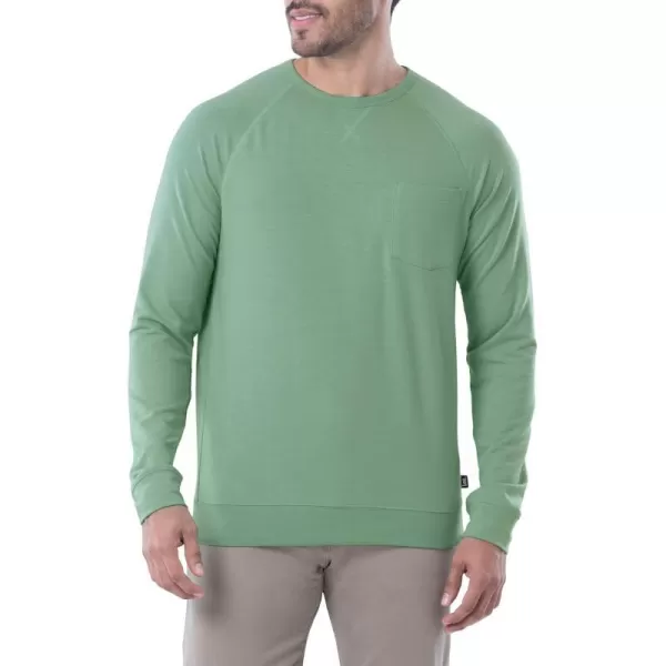 Lee Mens French Terry Long Sleeve Raglan Tee ShirtBasil