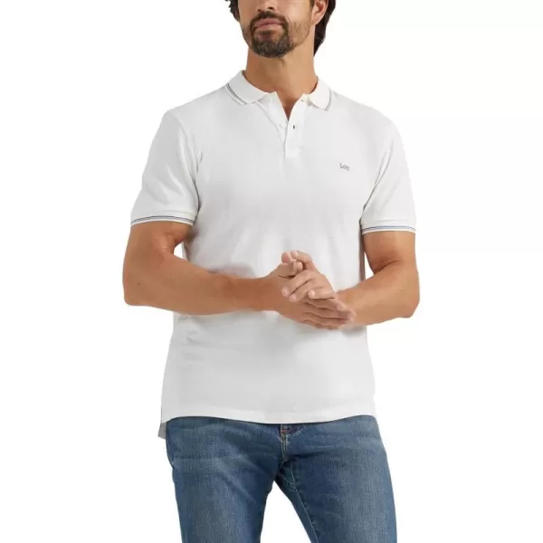 Lee Mens Legendary PoloBright White