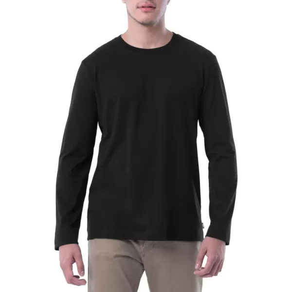 Lee Mens Long Sleeve Cotton TShirtBlack