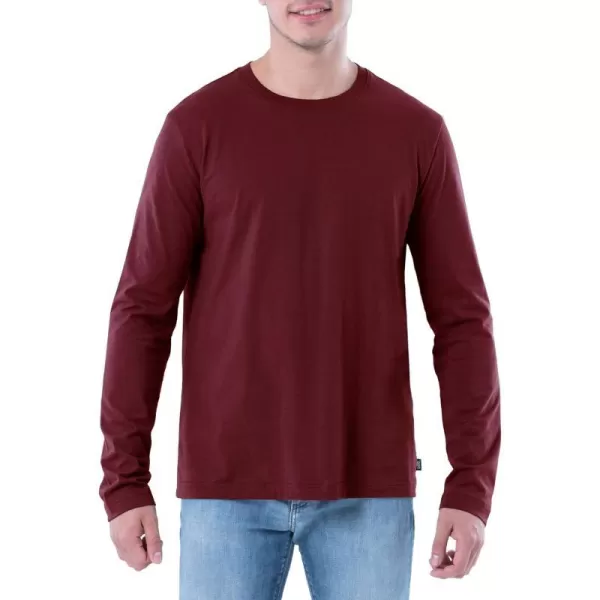 Lee Mens Long Sleeve Cotton TShirtRhubarb