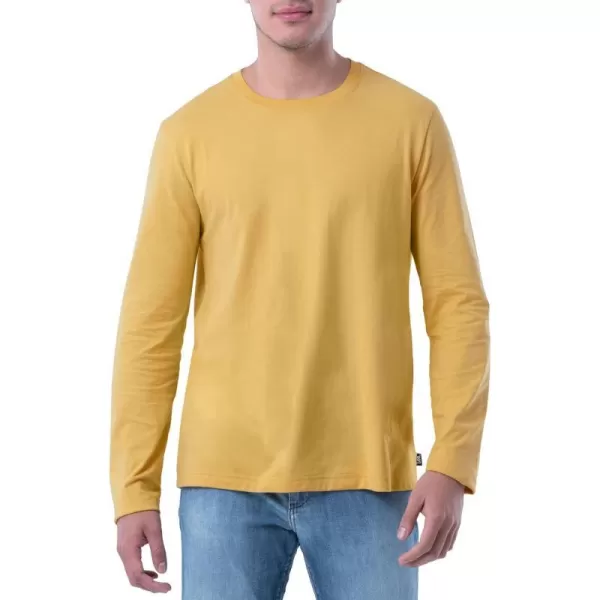 Lee Mens Long Sleeve Cotton TShirtYellow