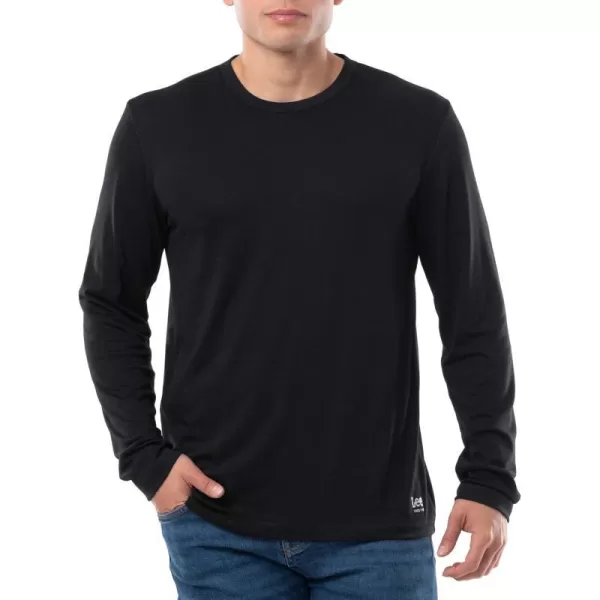 Lee Mens Quick Dry Long Sleeve TeeBlack