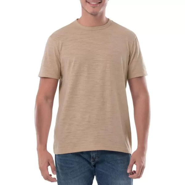 Lee Mens Short Sleeve Slub TeeWalnut