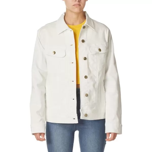 Lee Womens Legendary Rider Denim JacketWhite