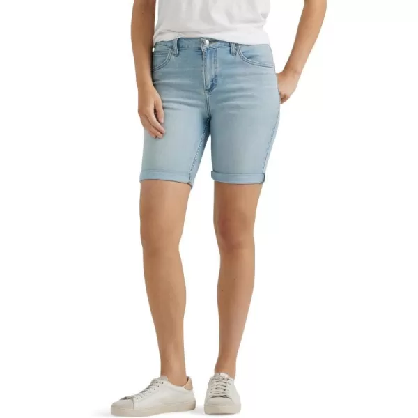 Lee Womens Legendary Rolled Denim Bermuda ShortBurning Bright