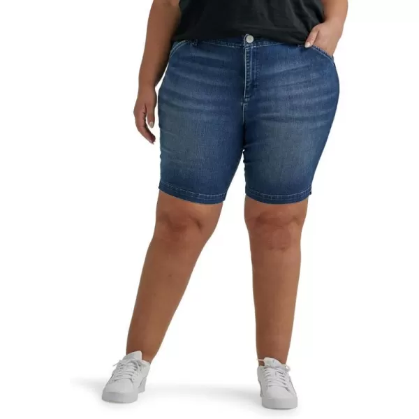 Lee Womens Plus Size Legendary 9 Chino Bermuda ShortExpedition