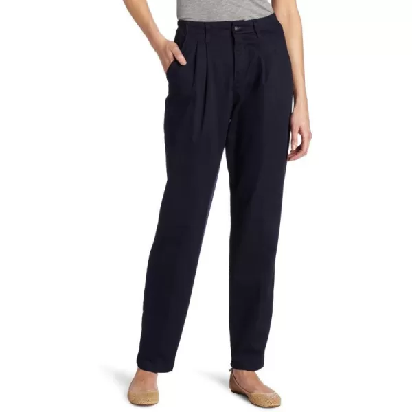 Lee Womens RelaxedFit Pleated PantNavy