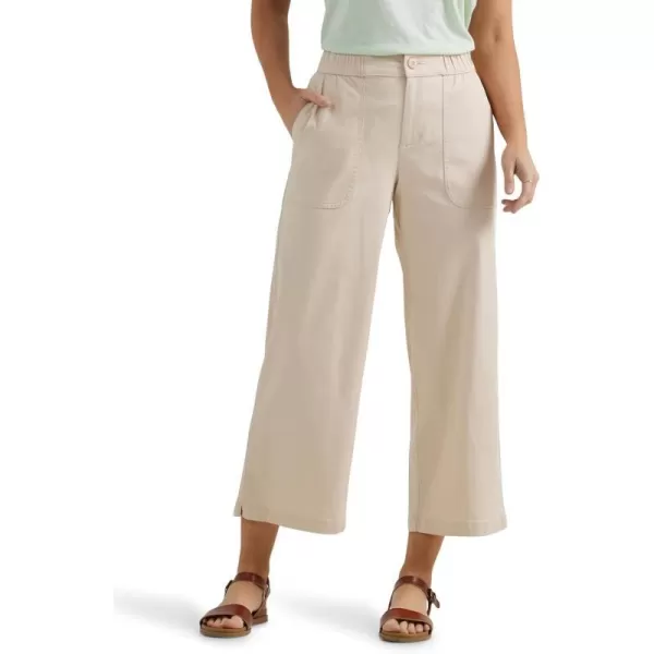 Lee Womens Ultra Lux Comfort Utility Crop Capri PantGreige