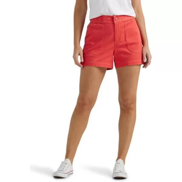 Lee Womens Ultra Lux Comfort Utility ShortPoppy