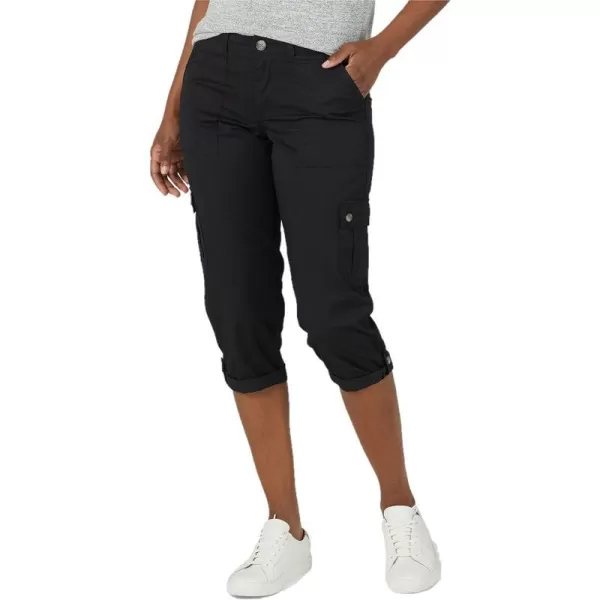 Lee Womens Ultra Lux Comfort with Flextogo Cargo Capri PantBlack