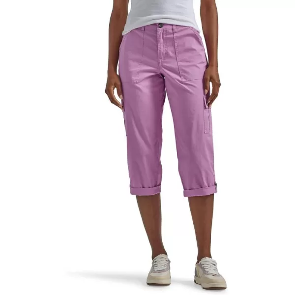 Lee Womens Ultra Lux Comfort with Flextogo Cargo Capri PantPansy