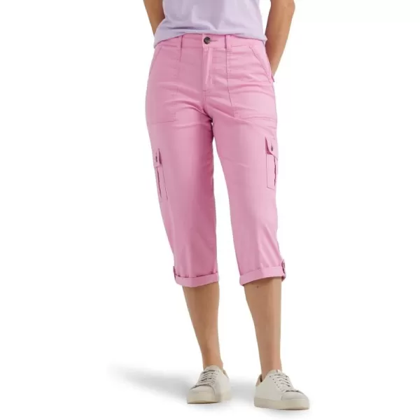 Lee Womens Ultra Lux Comfort with Flextogo Cargo Capri PantSugar Lilac