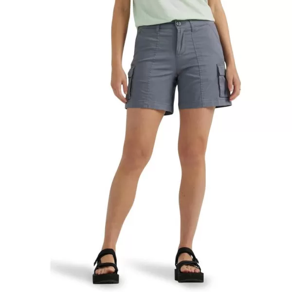 Lee Womens Ultra Lux Comfort with Flextogo Cargo ShortTech Gray