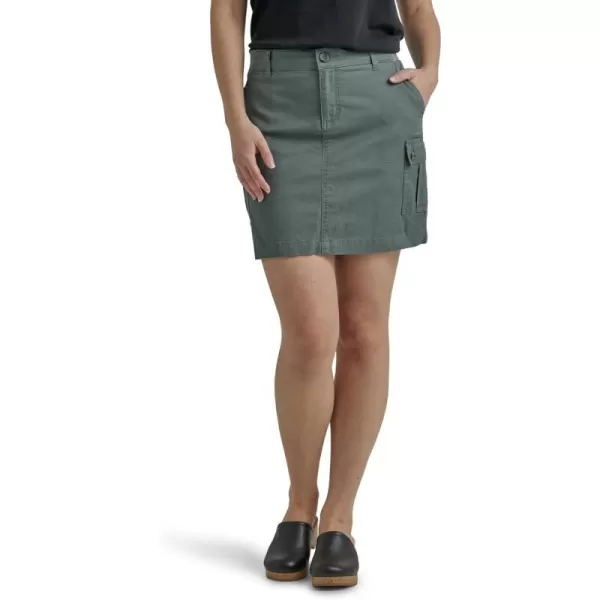 Lee Womens Ultra Lux Comfort with Flextogo Cargo SkortFort Green