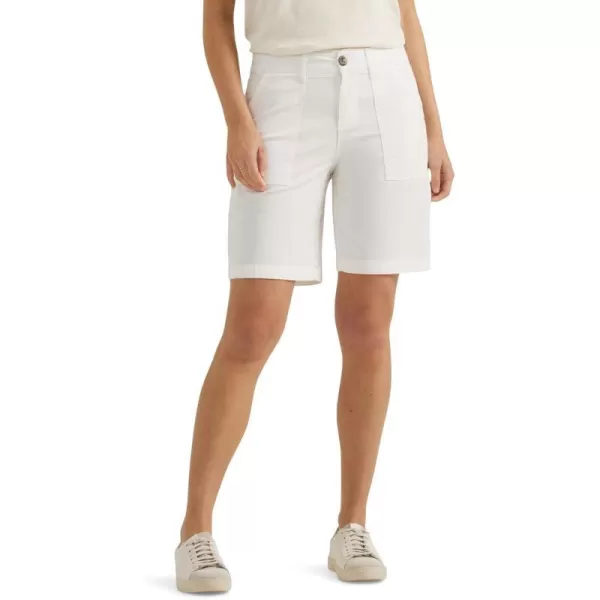 Lee Womens Ultra Lux Comfort with Flextogo Utility Bermuda ShortBright White