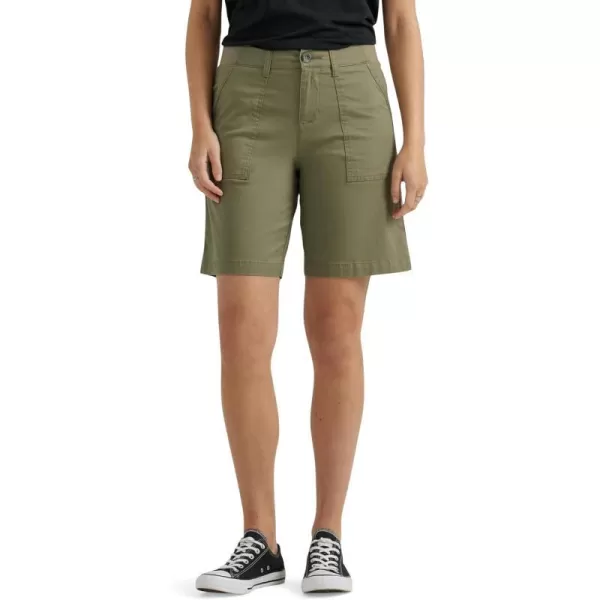 Lee Womens Ultra Lux Comfort with Flextogo Utility Bermuda ShortDeep Lichen Green