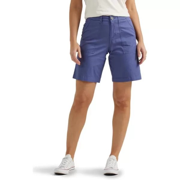 Lee Womens Ultra Lux Comfort with Flextogo Utility Bermuda ShortSurf Blue