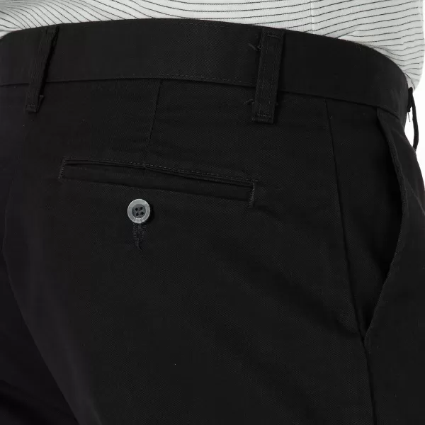 LEE Mens Total Freedom Stretch Relaxed Fit Flat Front PantBlack