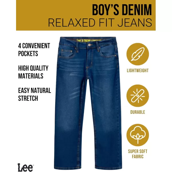 Lee Boys Premium Straight Fit Denim Jeans  Ultra Stretch Casual Pants for Boys 818 HuskyIronwood