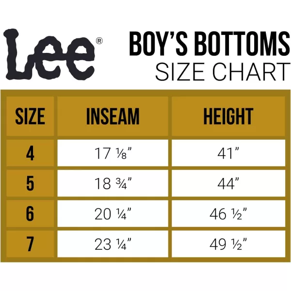 Lee Boys Pull On Straight Tapered Fit Denim Jeans  Ultra Stretch Casual Pants for Boys 2T20Black