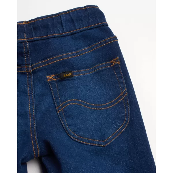 Lee Boys Pull On Straight Tapered Fit Denim Jeans  Ultra Stretch Casual Pants for Boys 2T20River Blue