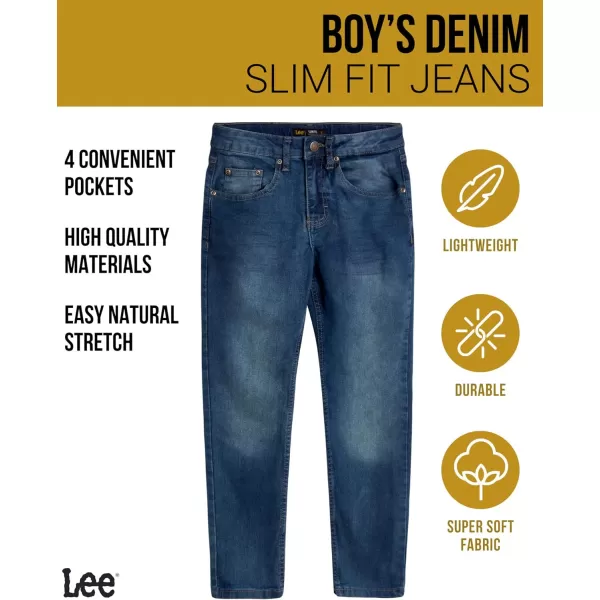 Lee Boys Slim Fit Denim Jeans  Ultra Stretch Casual Pants for Boys 2T16Mullen