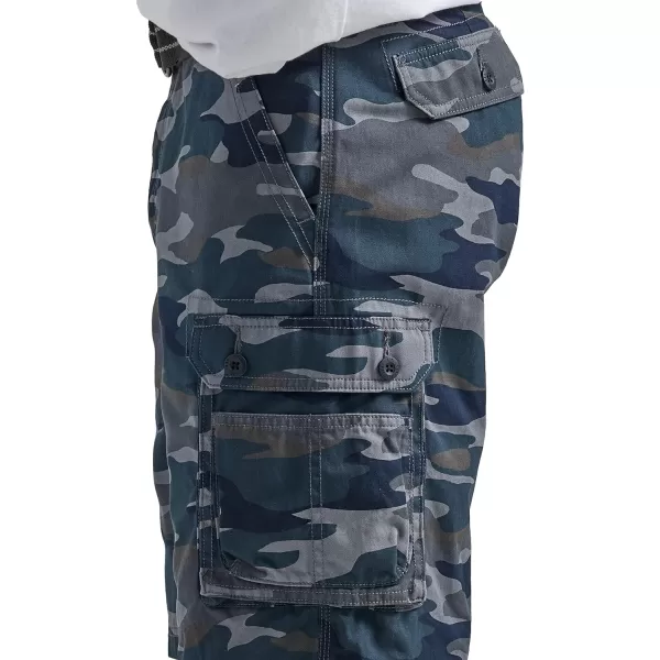 Lee Mens Dungarees New Belted Wyoming Cargo ShortBlack Camo