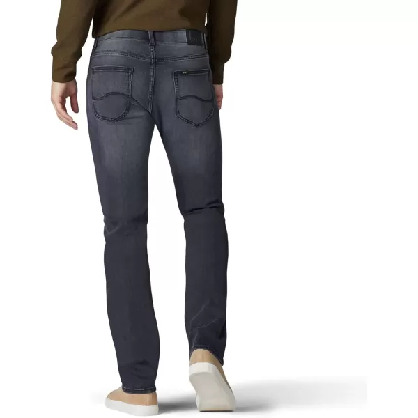 Lee Mens Extreme Motion Slim Straight JeanLead Gray