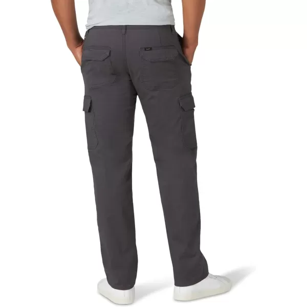 Lee Mens Extreme Motion Twill Cargo PantCharcoal