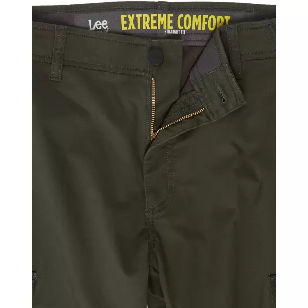 Lee Mens Extreme Motion Twill Cargo PantFrontier Olive