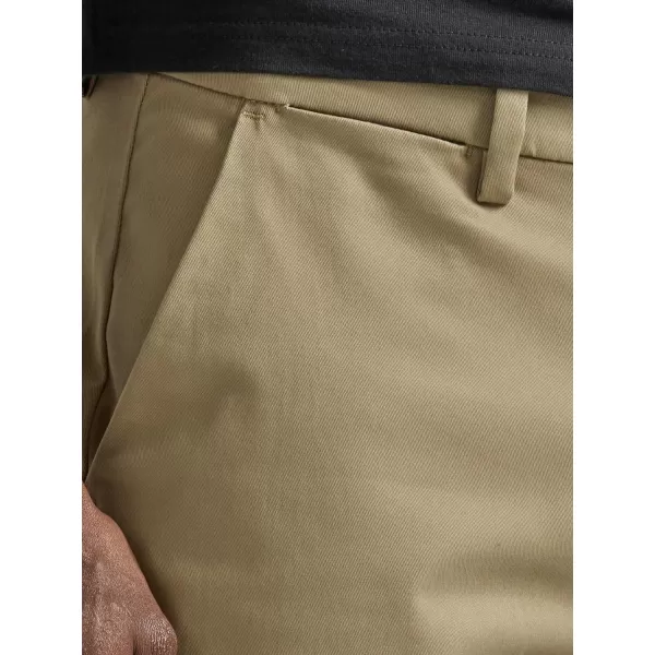 Lee Mens Flat Front Relaxed Straight PantKhaki