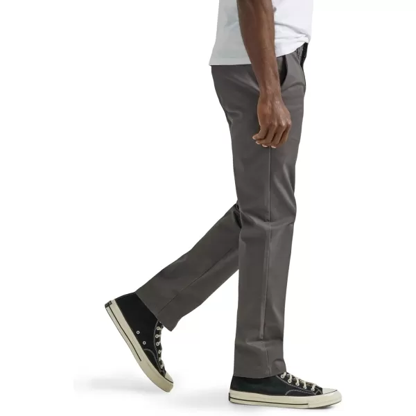 Lee Mens Flat Front Slim Straight PantCharcoal