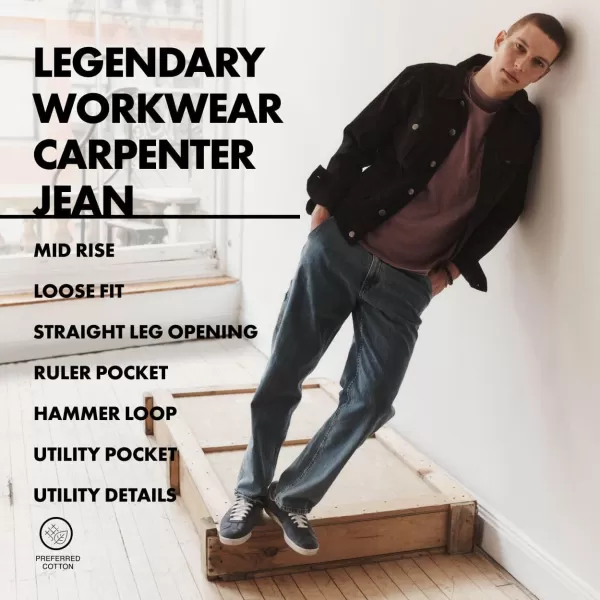 Lee Mens Legendary Workwear Carpenter JeanDark Khaki