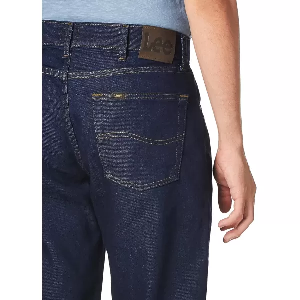 Lee Mens Regular Fit Straight Leg JeanIndigo Stretch