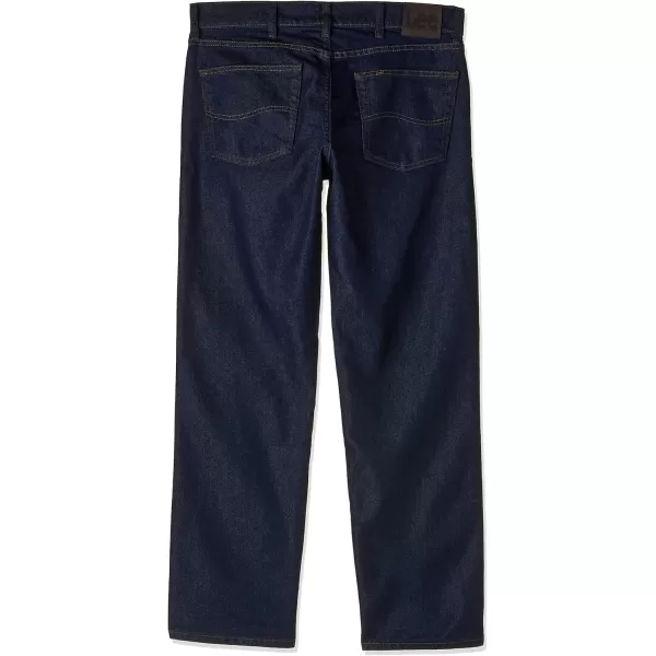 Lee Mens Regular Fit Straight Leg JeanIndigo Stretch