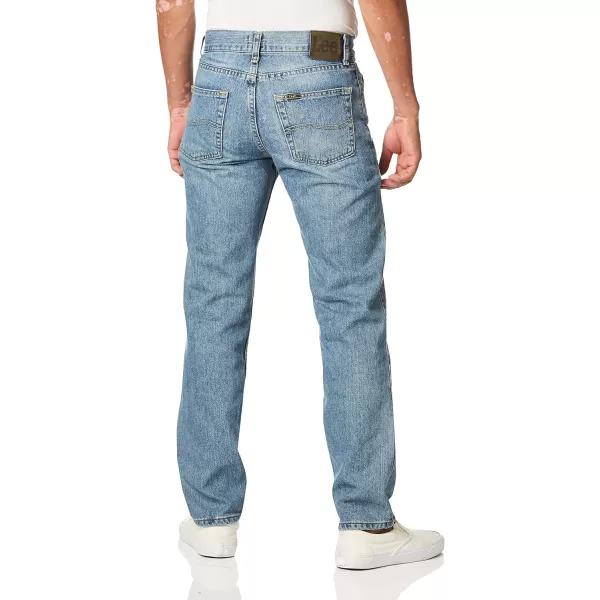 Lee Mens Regular Fit Straight Leg JeanQuartz Stone