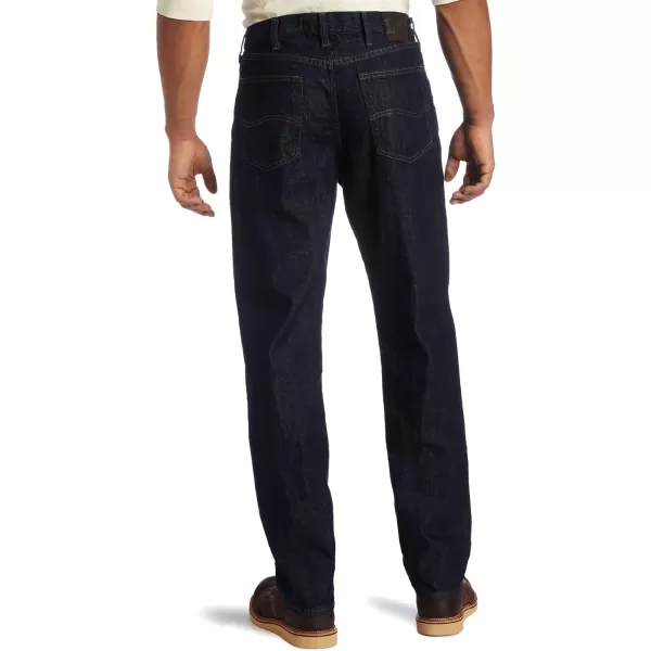 Lee Mens Regular Fit Straight Leg JeanRinse