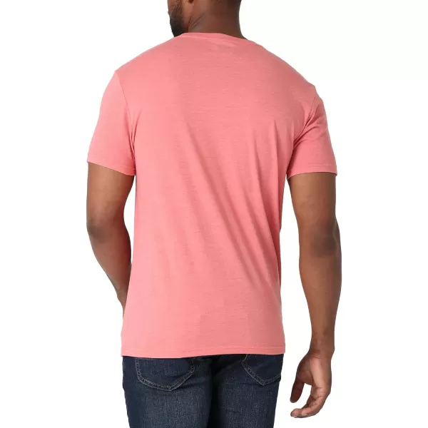 Lee Mens Short Sleeve Graphic TShirtEnvy Coral Heatherblack Twitch