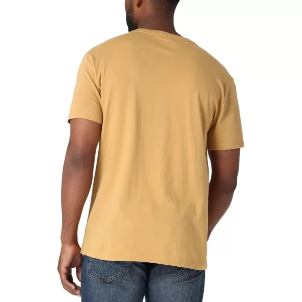 Lee Mens Short Sleeve Graphic TShirtPale Goldsplit Twitch