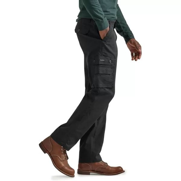 Lee Mens Wyoming Relaxed Fit Cargo PantBlack Ripstop